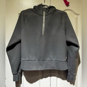 Vuori Charcoal Women's Half-Zip Hoodie